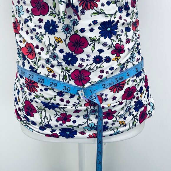 Liz Claiborne Floral Tankini Swimwear for Women Multicolor Size S - Picture 8 of 11